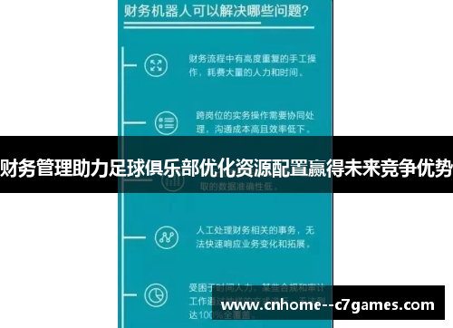财务管理助力足球俱乐部优化资源配置赢得未来竞争优势